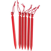 Msr Mini-groundhog Tent Stakes Red