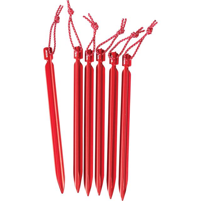 Msr Mini-groundhog Tent Stakes Red