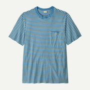 Patagonia Trail Harbor Pocket Tee Shore Blue