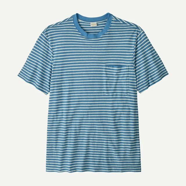 Patagonia Trail Harbor Pocket Tee Shore Blue