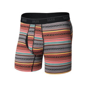 Saxx Quest Quick-dry Mesh Boxer Briefs Globetrekker Stripe-Multi