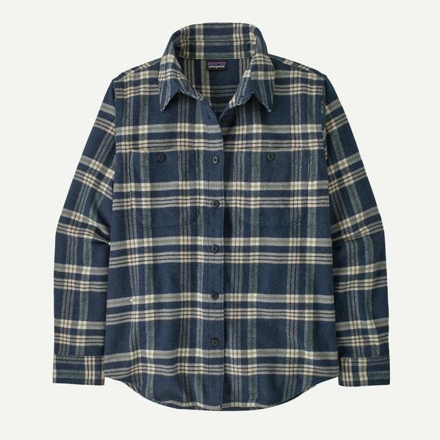 Patagonia Womens Fjord Flannel Shirt sunken blue