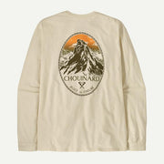 Patagonia Long Sleeved Chouinard Crest Responsibilitee Birch White