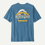 Patagonia Great Waves Responsibili Tee Shore Blue