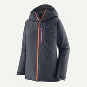 Patagonia Insulated Powder Town Jacket Smolder Blue w/Orange Peel