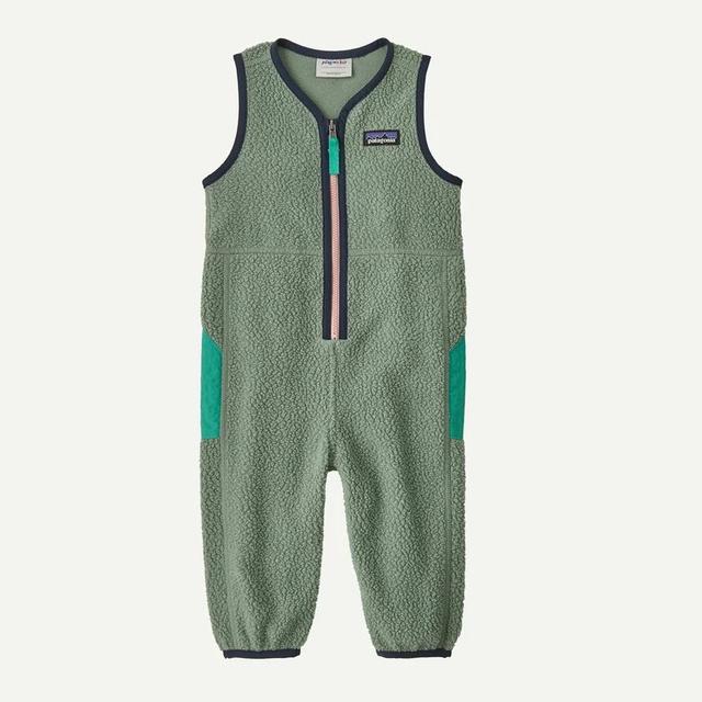 Patagonia Shearling Overalls Cover Green