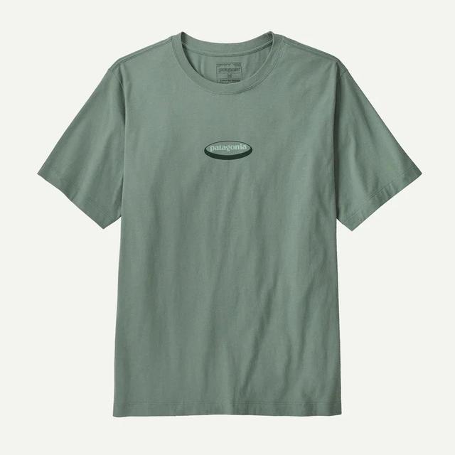 Patagonia '95 Oval Logo T Shirt Cover Green