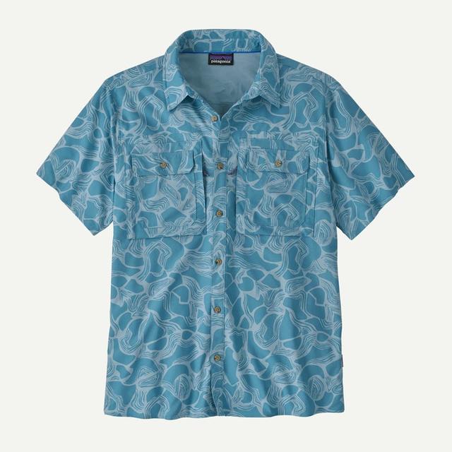 Patagonia Short-sleeved Self-guided Sun Shirt Shore Blue