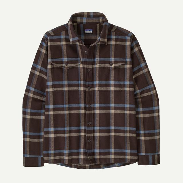 Patagonia Fjord Flannel Shirt Crossing: Den Brown