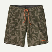 Patagonia Hydropeak Side Shore Boardshorts Mother Tree: Basin Green