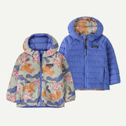 Patagonia Baby Reversible Down Sweater Hoody Flurry Green