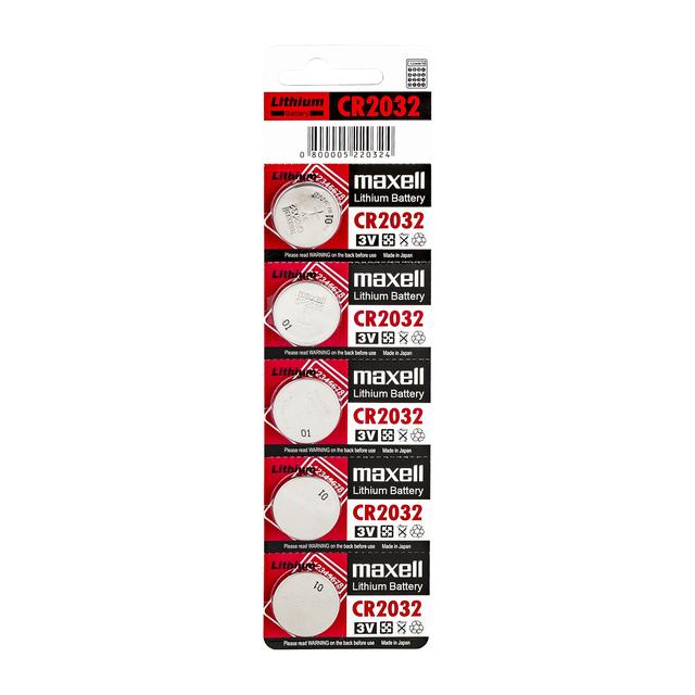 Trek Bontrager Cr2032 Computer Battery - 5 Pack Silver