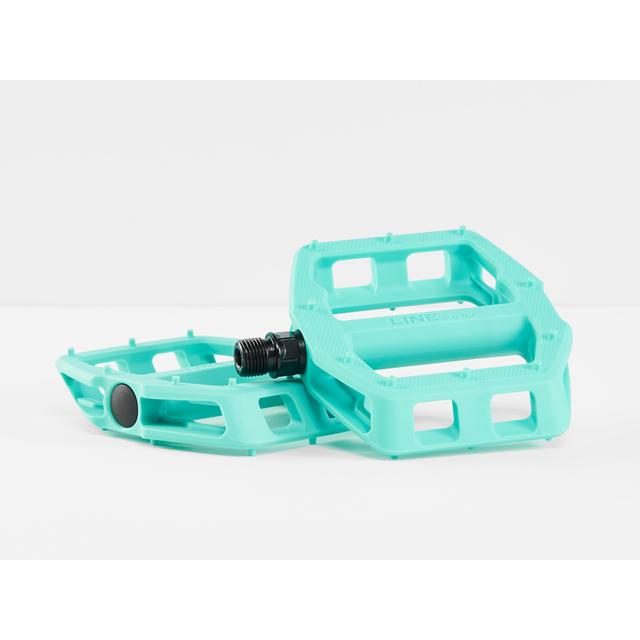 Trek Bontrager Line Comp Flat Pedal Set Miami Green