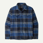Patagonia Fjord Flannel Shirt Cycles: Sunken Blue