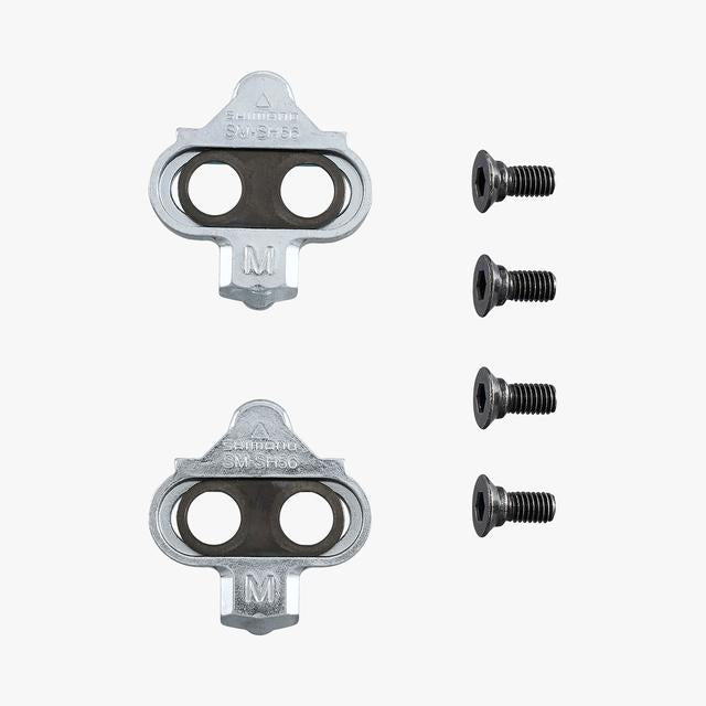 Shimano Cycling Sm-sh56 Spd Cleat Set (Pair) Multi Release W/o Nut Silver