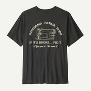 Patagonia Mens Repair Shop T Shirt Ink Black