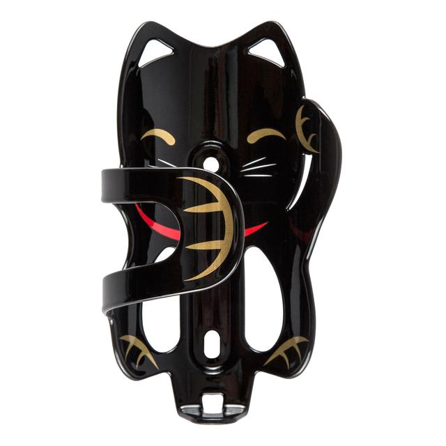 Portland Design Works Lucky Cat Water Bottle Cage Black