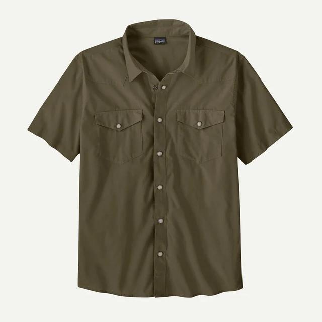 Patagonia Go-to Western Shirt Basin Green