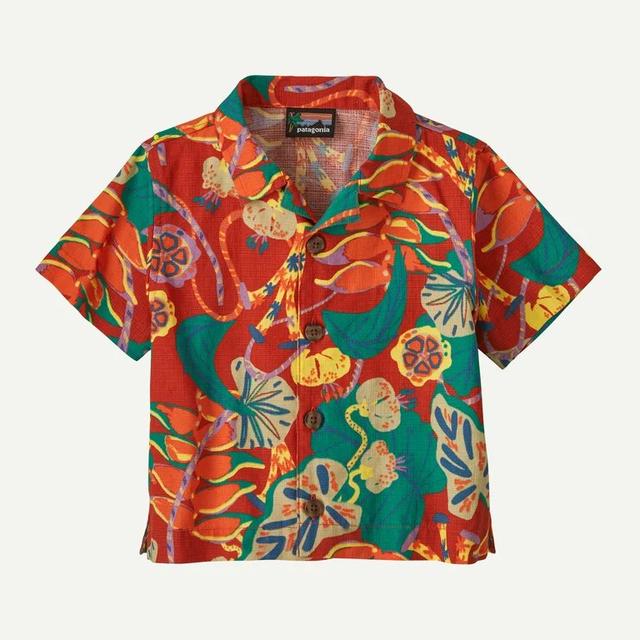 Patagonia Baby Tidal Threads Shirt Hot Ember