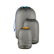 Sea To Summit Mesh Stuff Sack Set Multi 3-sack [1] 3l Orange, [1] 5l Blue, [1] 8l Grey