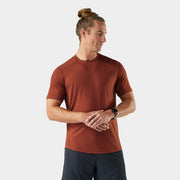Smartwool Active Mesh Short Sleeve T-shirt Burnt Sienna Heather
