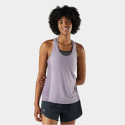 Smartwool Active Mesh Racerback Tank Top Purple Storm Heather