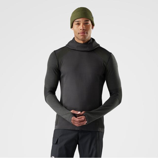 Smartwool Intraknit Thermal Merino Base Layer Hoodie Charcoal/Winter Moss