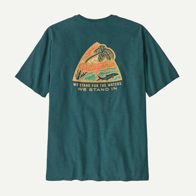 Patagonia Take A Stand Responsibili-tee Wetland Blue