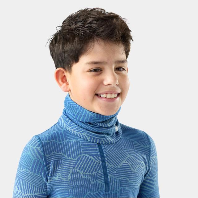 Smartwool Hermal Merino Neck Gaiter Indigo Linear Peaks