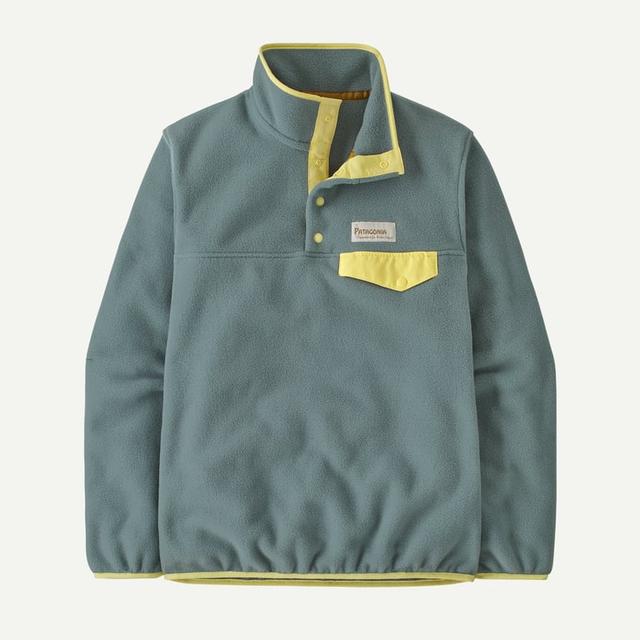 Patagonia Lightweight Synchilla Snap Jaguar Geo: Blue Sage