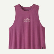 Patagonia Capilene Cool Trail Cropped Tank Faded Magenta