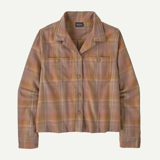 Patagonia Lightweight Fjord Flannel Camp Shirt Moonrise Taupe