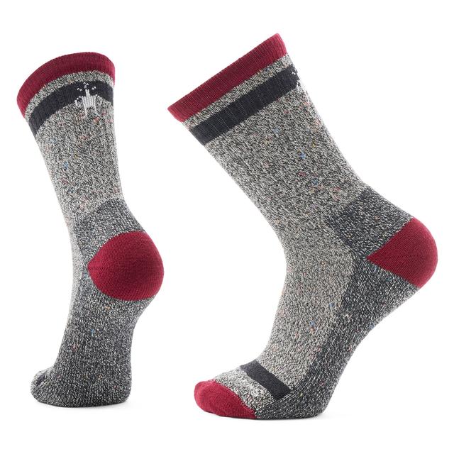 Smartwool Unisex Everyday Cozy Larimer Crew Socks Tibetan Red