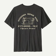 Patagonia Repair Shop T Shirt Ink Black
