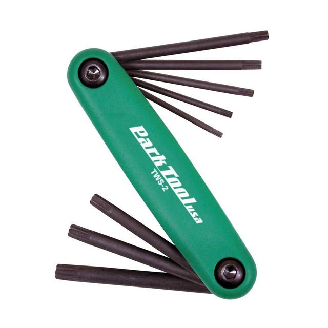 Park Tool Tws Fold-up Torx Wrench Set Green