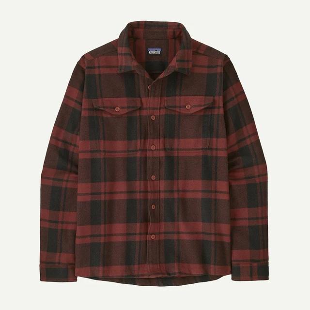 Patagonia Fjord Flannel Shirt Rusty Red