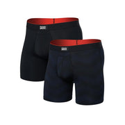 Saxx Multi-sport Mesh (2 Pack) Boxer Briefs Full Tilt Chevron/Black