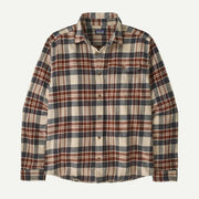 Patagonia Long Sleeved Lightweight Fjord Flannel Shirt Dried Vanilla