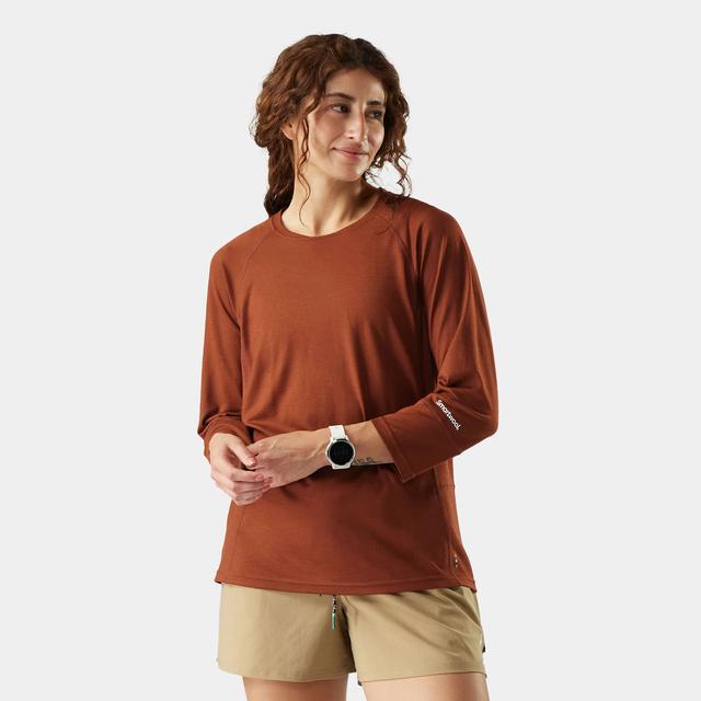 Smartwool Mountain Bike 3/4 Sleeve Jersey Burnt Sienna Heather