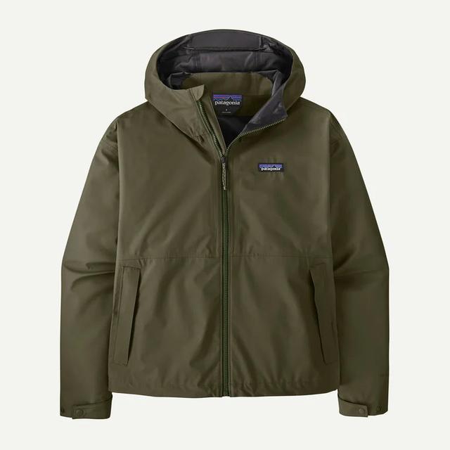 Patagonia Womens Mesa Lane Rain Jacket Basin Green