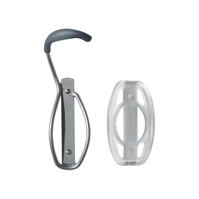 Delta Delta Single Bike Wall Mount Rack With Tray Grey
