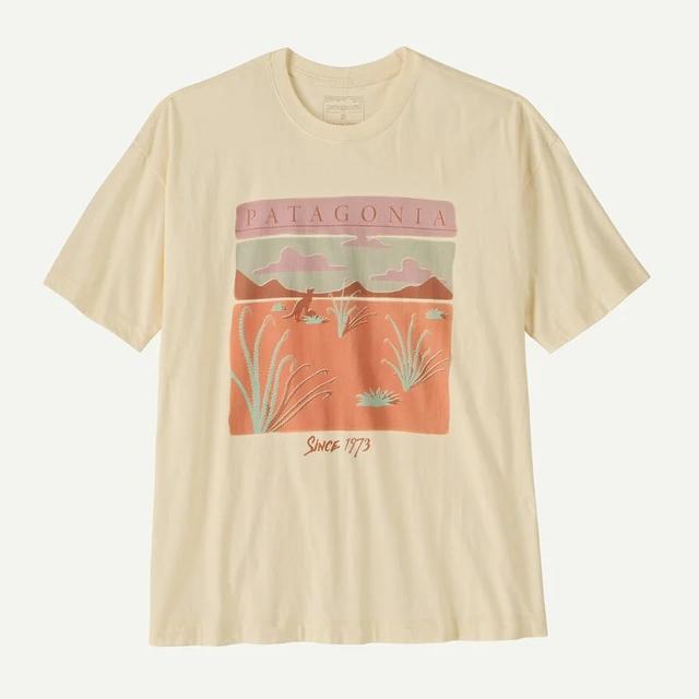 Patagonia Desert Glow Oversized T Shirt Undyed Natural