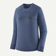 Patagonia Long Sleeved Capilene Cool Merino Current Blue