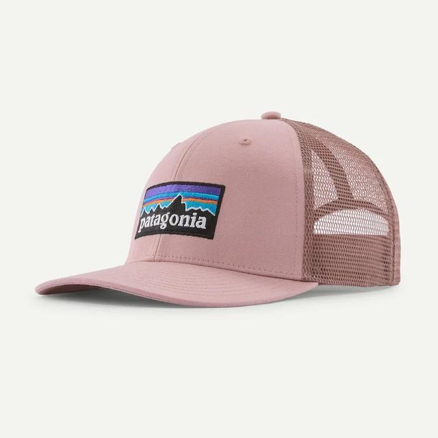 Patagonia P 6 Logo Trucker Hat Fuzzy Mauve