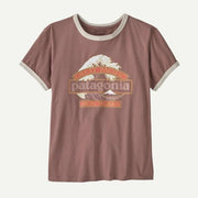 Patagonia Great Waves Ringer Tee Moonrise Taupe