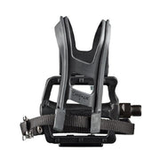 Wellgo B197t Resin Large Platform Pedal Set With Clip & Strap Black
