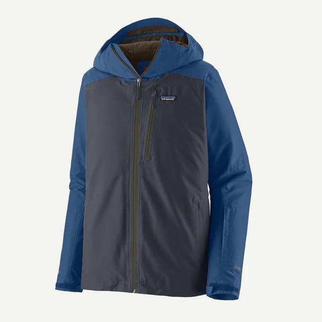 Patagonia Insulated Powder Town Jacket Smolder Blue w/Clement Blue