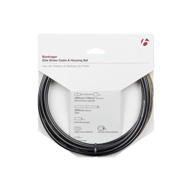 Trek Bontrager Elite Brake Cable & Housing Set Black