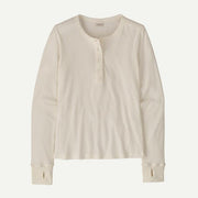 Patagonia Long Sleeved Rib Knit Henley White