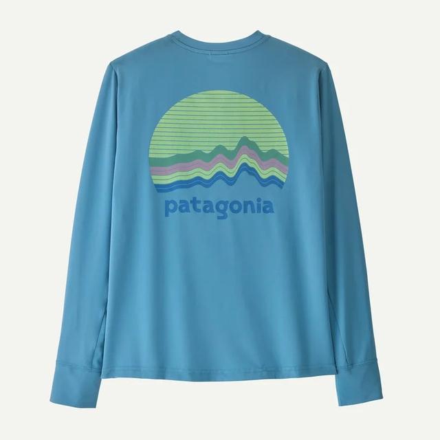 Patagonia ' Long Sleeved Capilene Silkweight T Shirt Shore Blue